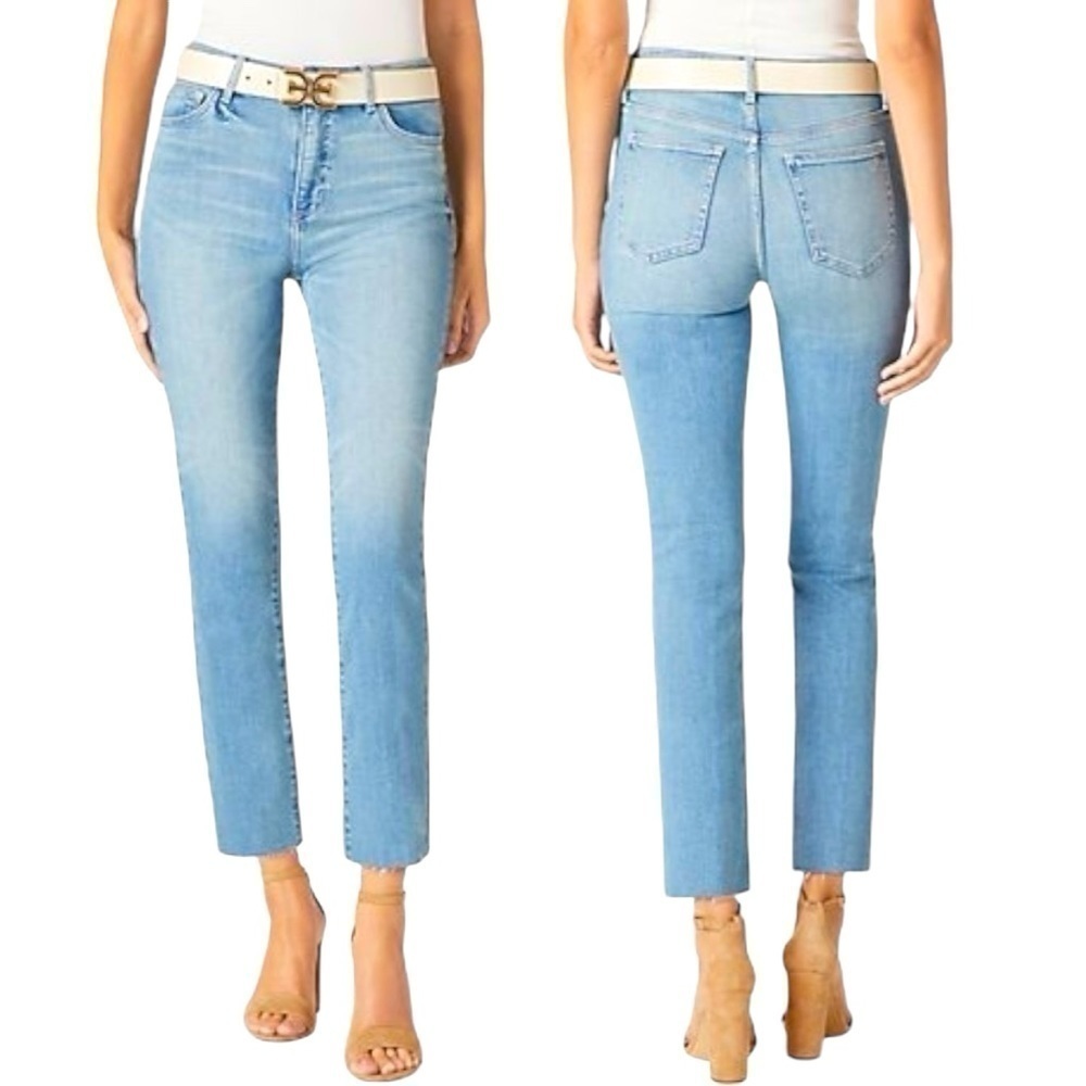 Sam Edelman Womens‎ Stiletto High Rise Straight Crop Medium Wash Size 2 New
